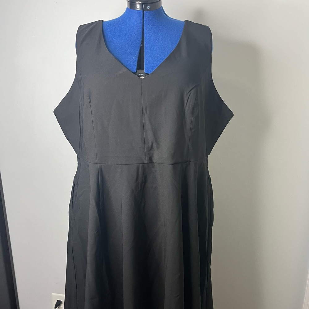 Torrid Aline Black Plus Size Dress 24 NWT